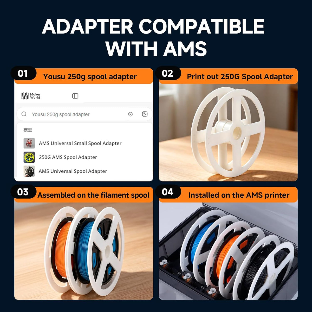 yousu 3d printer filament galaxy pla filament 1.75mm shown in use