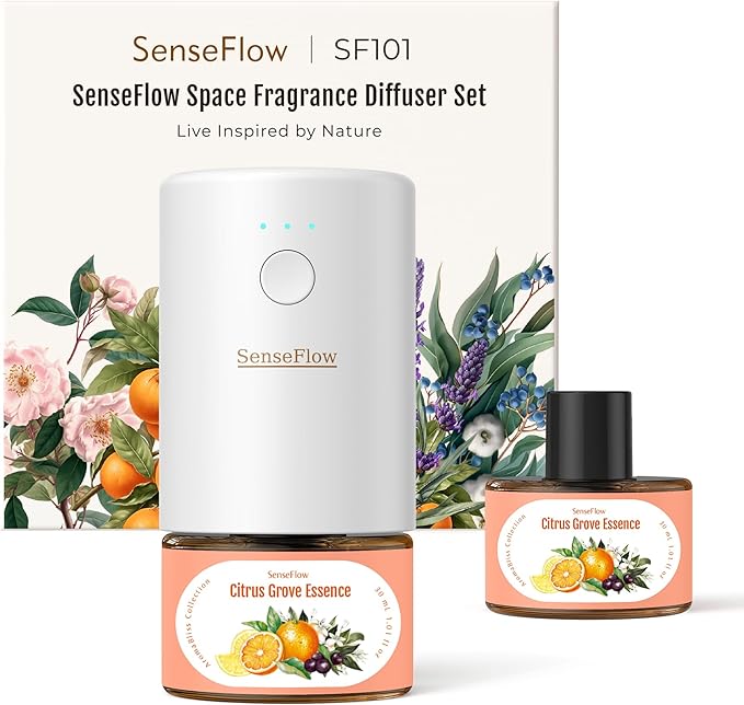 SF101 Pro Plug In Air Freshener, Waterless Essential Oil Diffuser, Non-Toxic