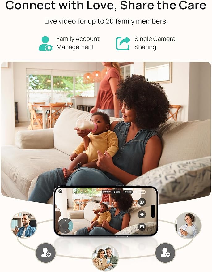 Dr.Care LumiView Plus Smart WiFi Baby Monitor