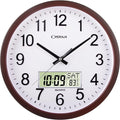 OSTAR 14" Large Analog Digital Display Wall Clock Silent Non-Ticking, Day of