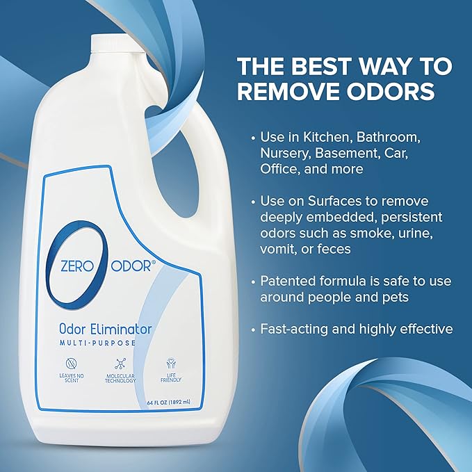 Zero Odor - Multi-Purpose Strong Odor Eliminator (2-Pack)