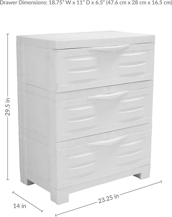 Sunnydaze 29.5" H 3-Tier Storage Cabinet