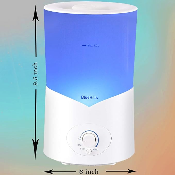 BlueHills Large 1000 ML XL Essential Oil Diffuser White Aromatherapy Humidifier