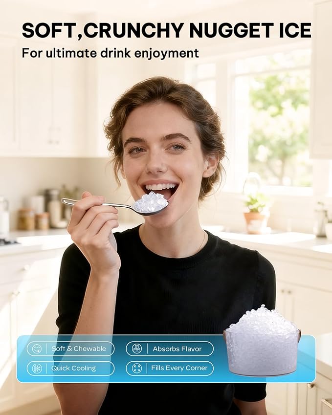 Silonn Nugget Ice Makers Countertop