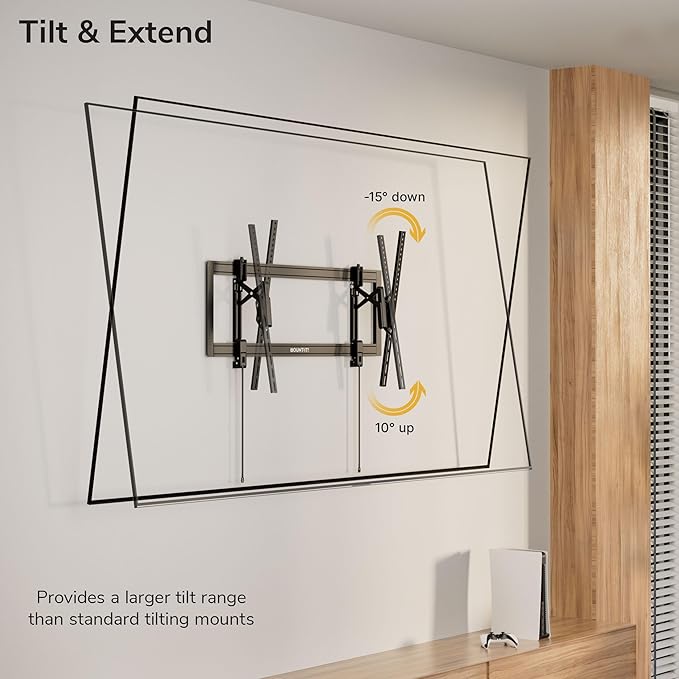 Mount-It! Advanced Extendable Tilt TV Wall Mount