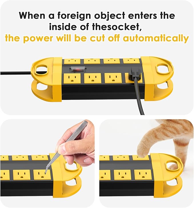 CCCEI Outdoor Power Strip Weatherproof