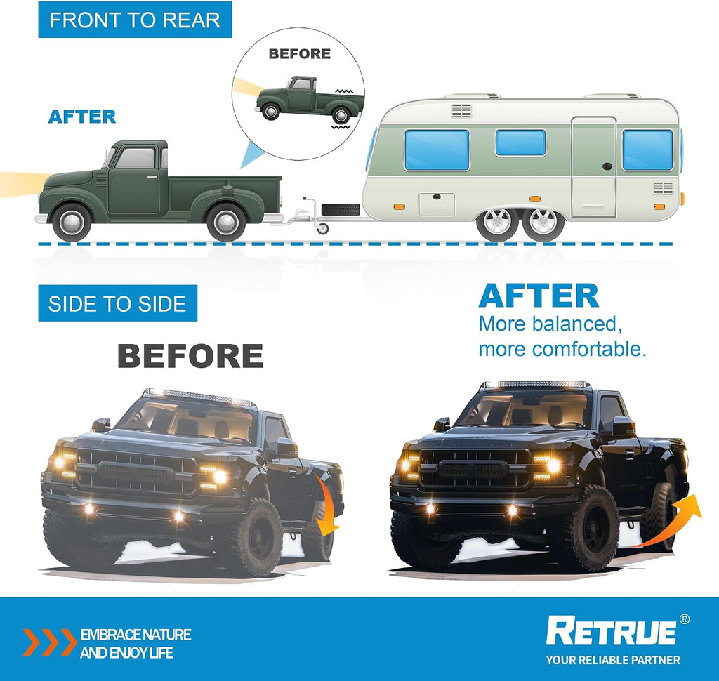 retrue rear air bags suspension kit for 2009-2014, close-up detail