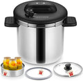 KOCH SYSTEME CS Stainless Steel Pressure Cooker 8.5QT, Olla de Presion