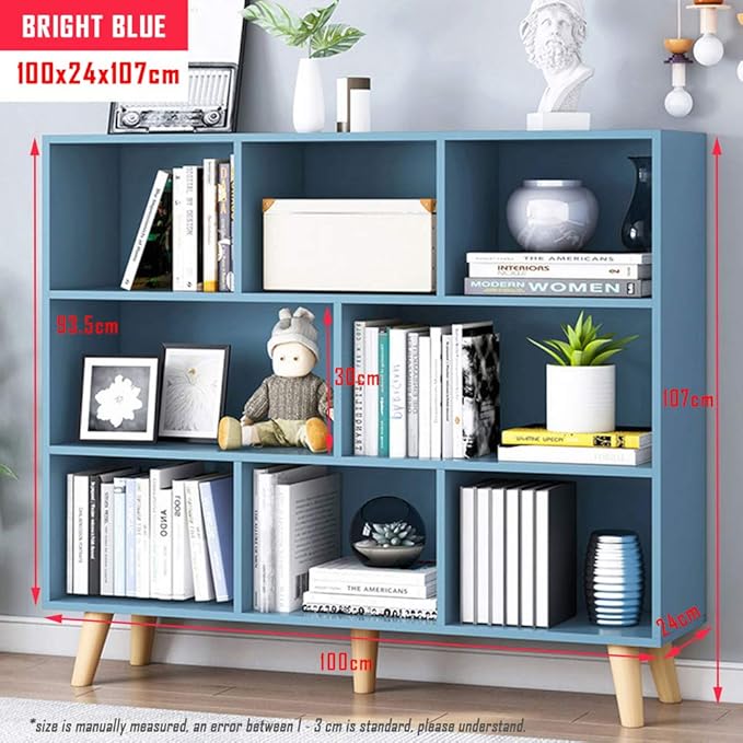 IOTXY Wooden Open Shelf Bookcase