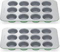 Caraway Non-Stick Ceramic 12-Cup Muffin Pan Duo