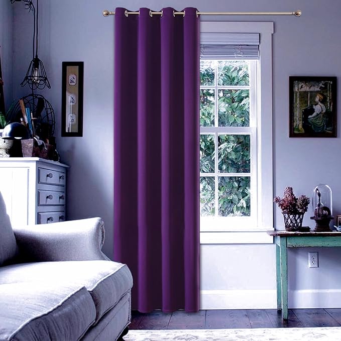ChrisDowa Blackout Curtains 108 Inches Long
