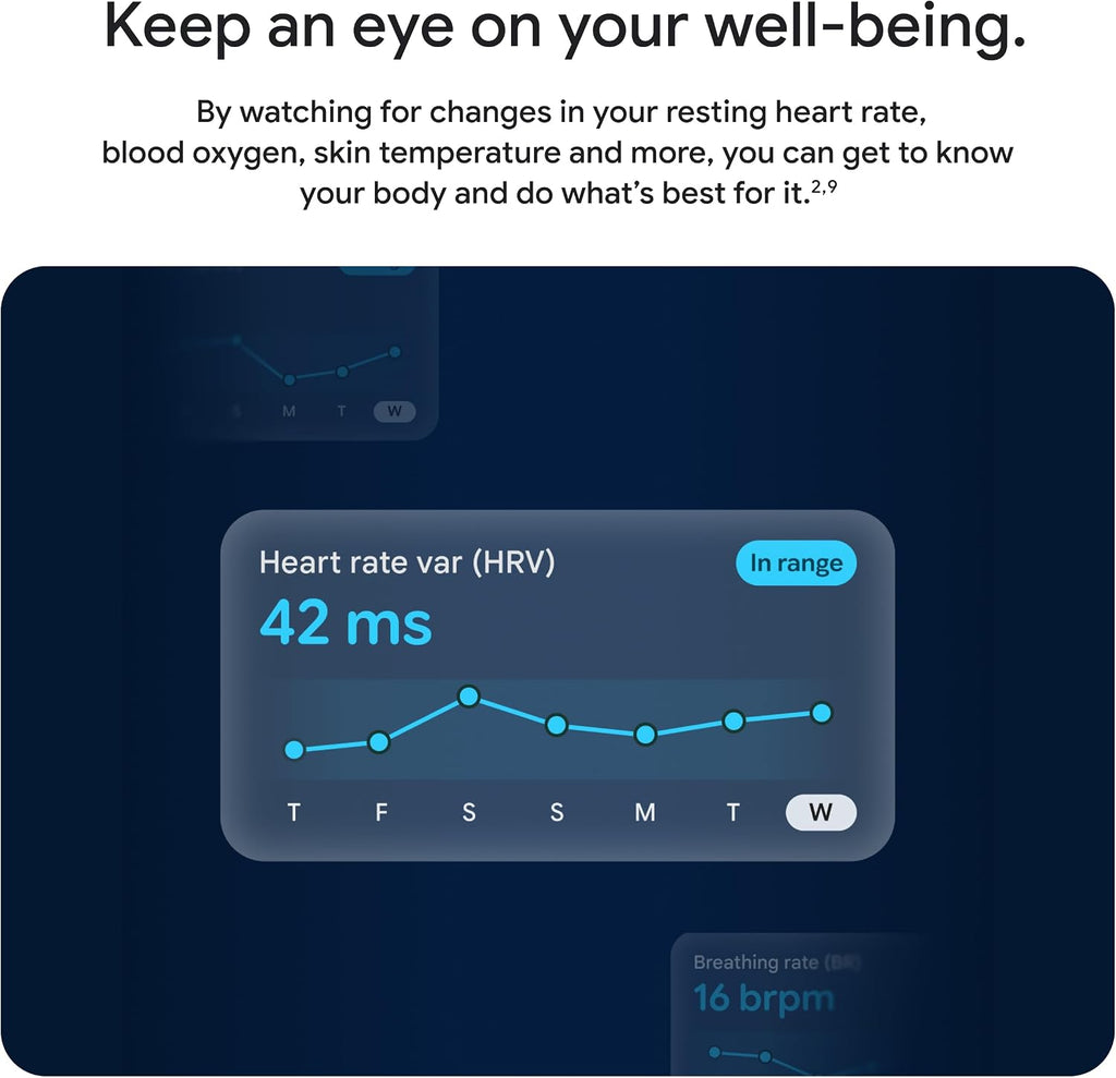 google fitbit inspire 3 - midnight zen/black, front angle view