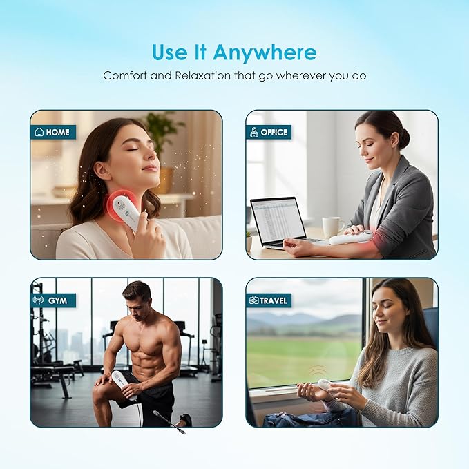 Portable Drug Free Muscle Recovery massage gun Compact Therapy Device Built