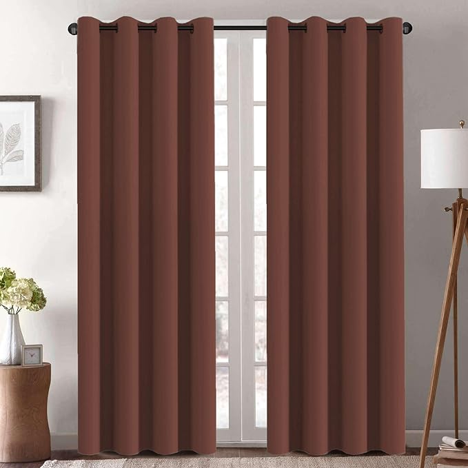 H.VERSAILTEX Thermal Insulated Blackout Window Panels Microfiber (Set of 2)