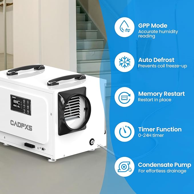 CADPXS Crawl Space Dehumidifier