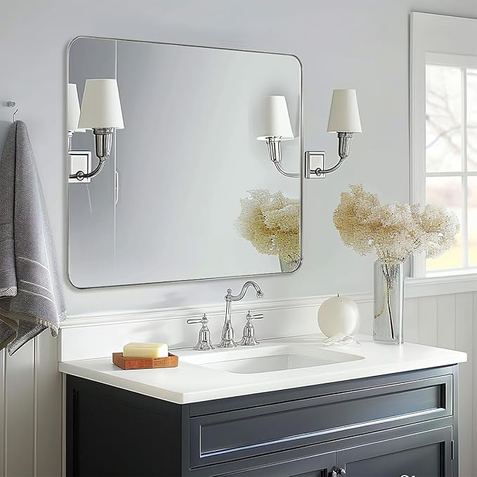 ANDY STAR Brushed Nickel Mirrors