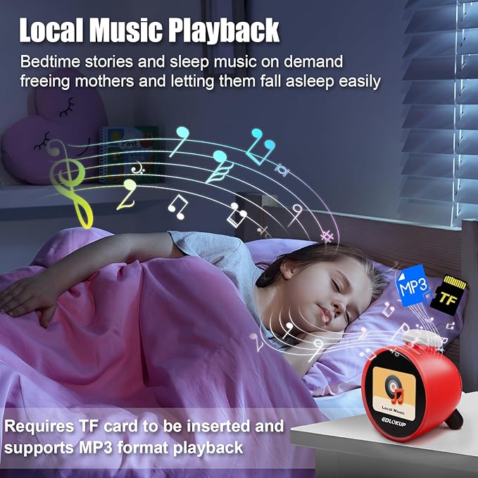 Smart Alarm Clock for Kids, AI Voice Assistant Clock
