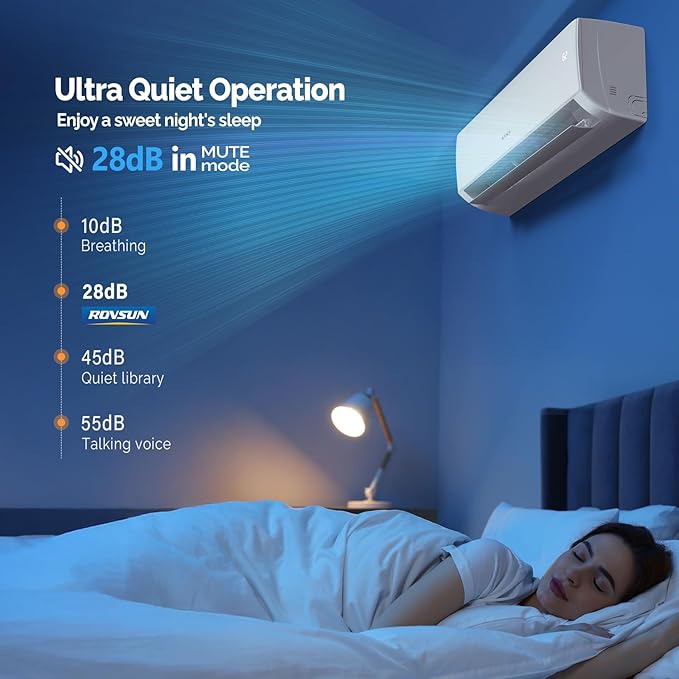 ROVSUN 12000 BTU Wifi Enabled Mini Split Air Conditioner & Heater