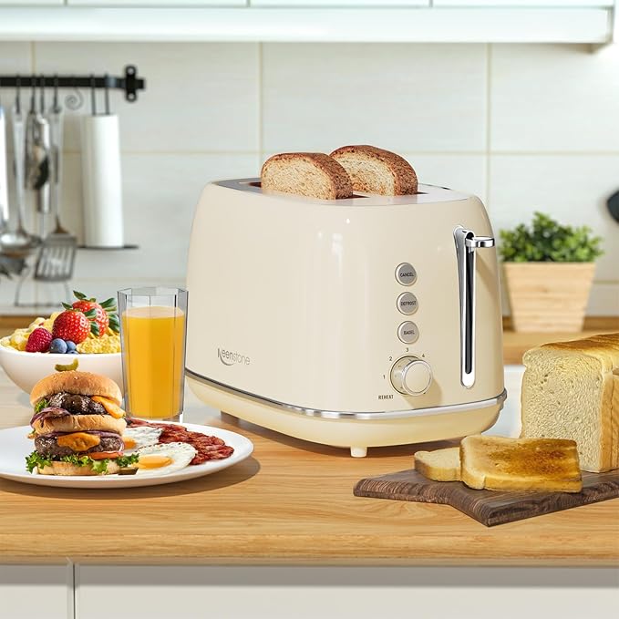 Toasters 2 Slice Retro Stainless Steel Toasters