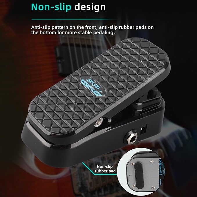 Btuty Guitar Wah Volume Pedal 2-in-1 Mini Wah & Volume Combo Pedal