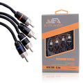 Elite Audio Premium Series 20ft. 4-Channel Car Audio RCA Cable – Double Shielded