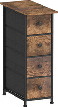GiftGo Narrow Dresser Vertical Slim Dresser Chest of Drawers Skinny Storage