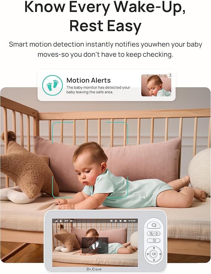 Dr.Care LumiView Plus Smart WiFi Baby Monitor