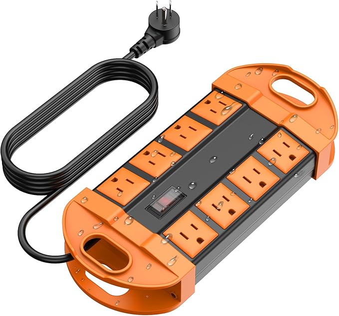 CCCEI Outdoor Power Strip Weatherproof