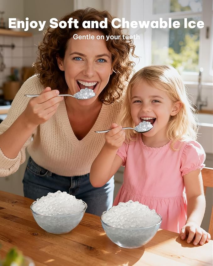 Nugget Ice Maker Countertop, Silonn Chewable Pellet Ice Machine