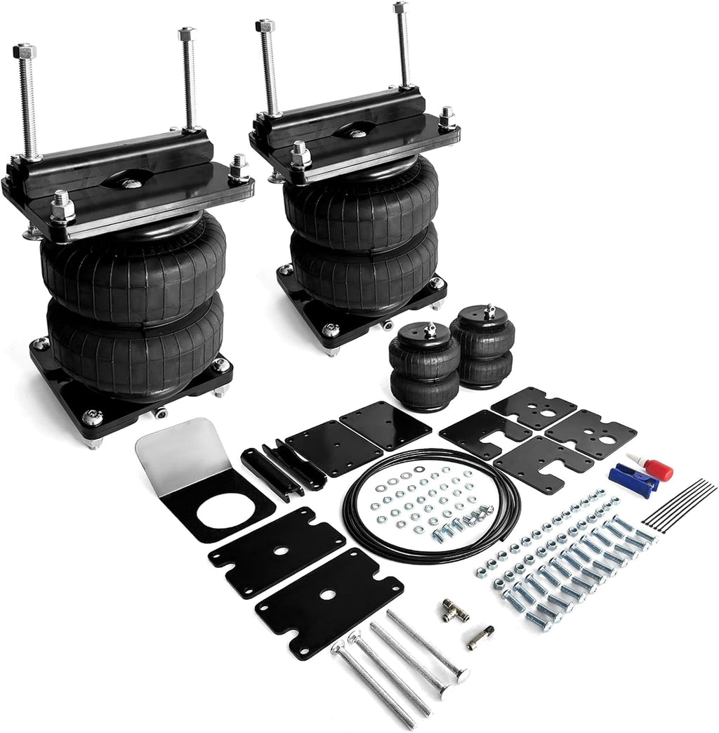 air spring bags suspension kit for chevy gmc shown in use