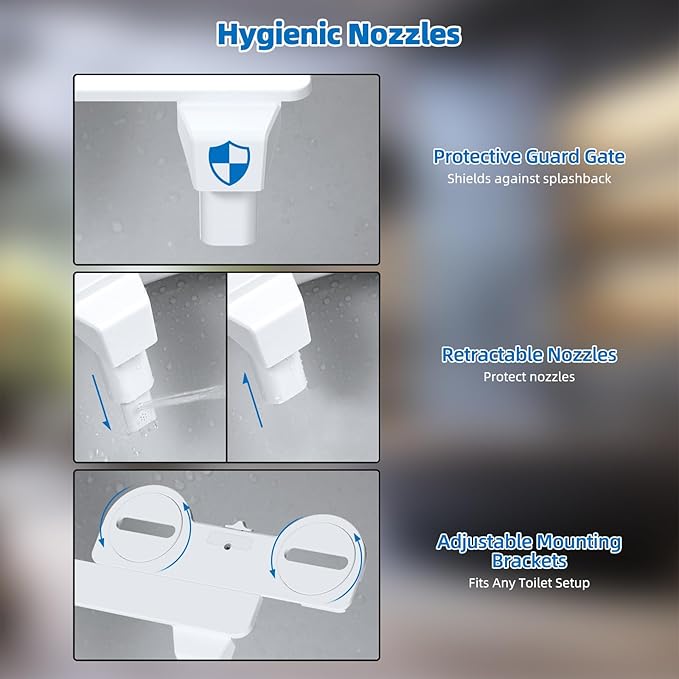 Hibbent 2 Pack Bidet Attachment