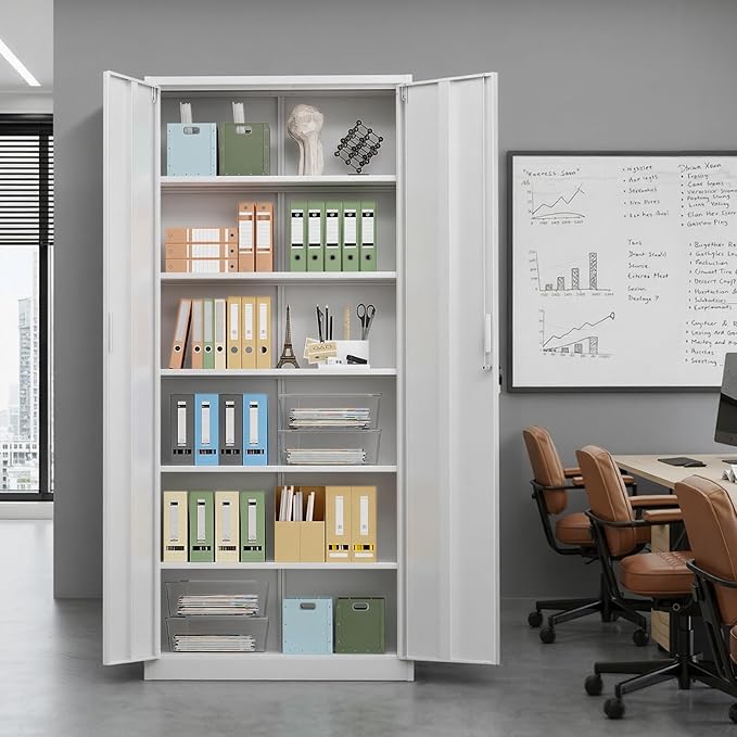 VINGLI Metal Garage Storage Cabinet