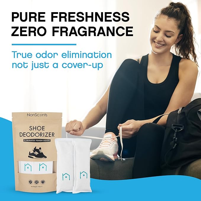 NonScents Shoe Deodorizer 4-Pack