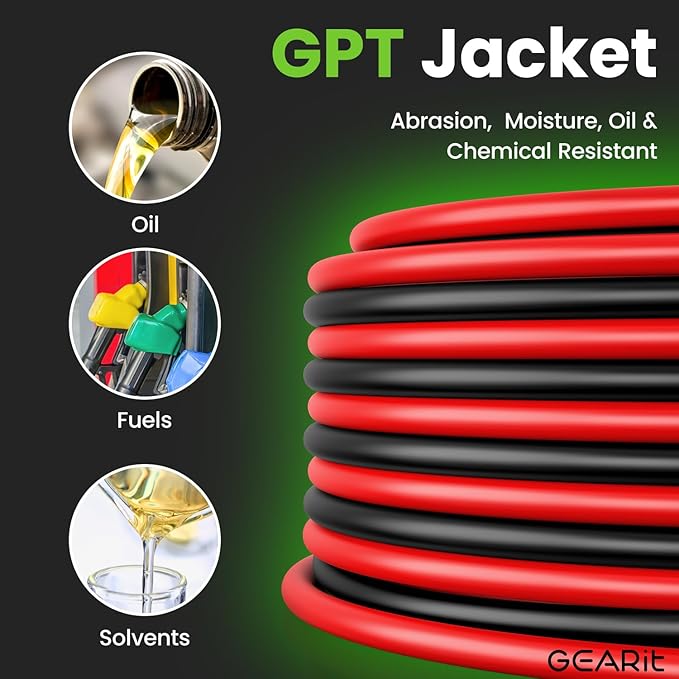 GEARit 16 Gauge Wire GPT Automotive Primary Bonded Wire -2 Conductor CCA