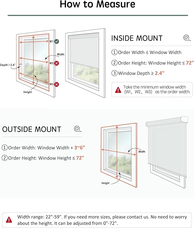 Yoolax Motorized Blinds with Remote, Automatic Window Blinds Compatible with