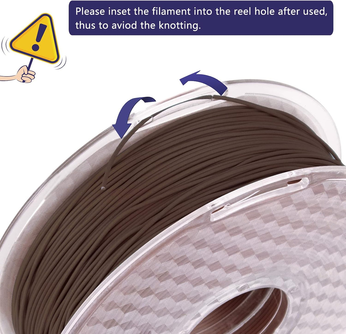 iSANMATE 3D Printer Filament, PLA Filament 1.75mm Bundle, White and Sandal Wood Filament Bundle 2kg/Spool (20% Wood Powder+80% PLA)