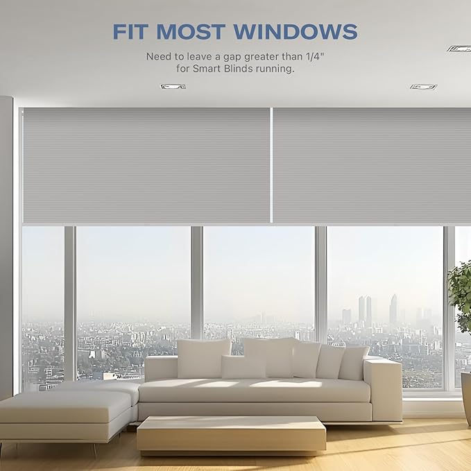 THIRDREALITY ZigBee Smart Blind Gen2, Motorized 100% Blackout Window Shades