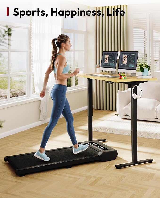 SANODESK Electric Standing Desk 55 x 28 Inches Whole-Piece Desktop Height