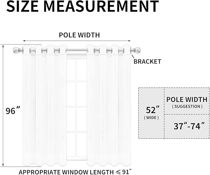 Easy-Going Blackout Curtains for Bedroom, Solid Thermal Insulated Grommet and