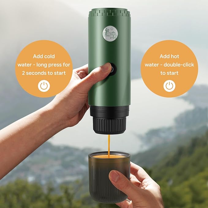 Portable Electric Espresso Machine, Travel Coffee Maker