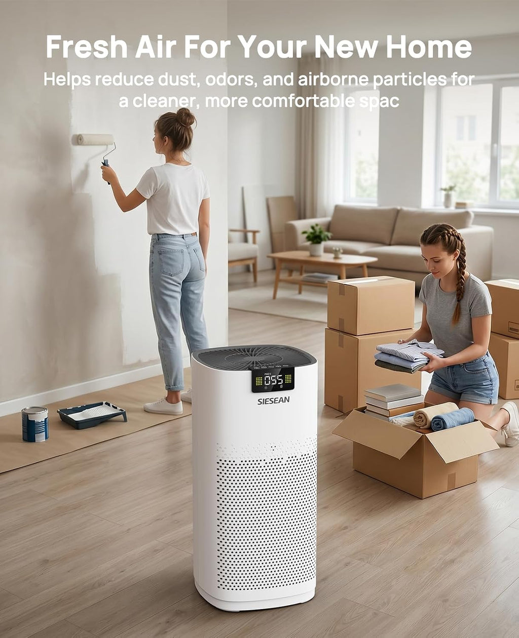 Air Purifiers for Home Large Room Up to 4200 Ft², 289 CADR, 20dB Sleep Mode