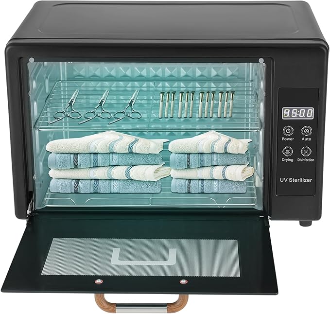 6 Gal Capacity Multi-Functional Nail Cleaner Box, 110V 230W U-V Light
