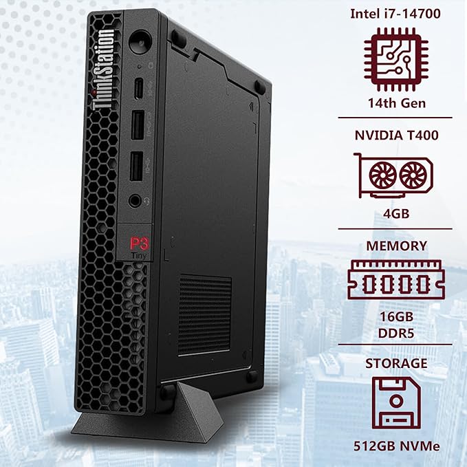 Lenovo ThinkStation P3 Tiny Workstation Intel i7-14700, 16GB DDR5, 512GB NVMe
