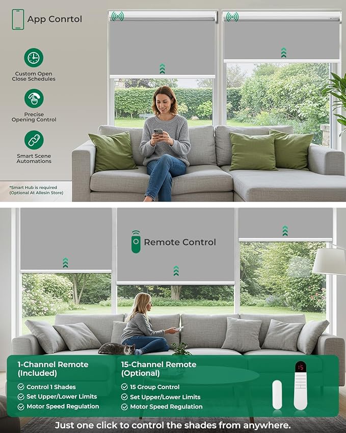 Allesin Motorized Roller Blinds