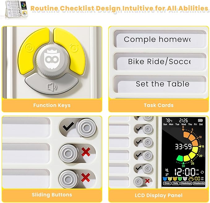 5 IN 1 Visual Timer for Kids/Adults