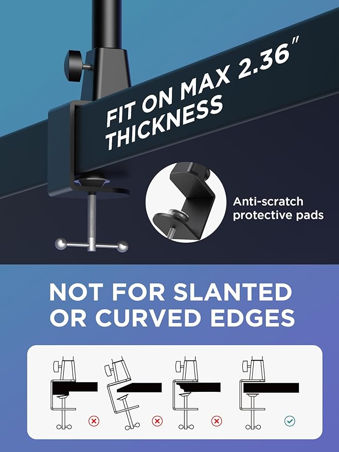 InnoGear Mic Boom Arm, Microphone Stand