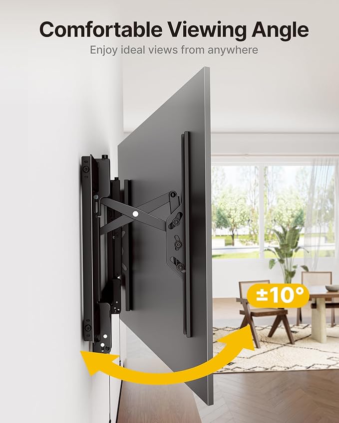 monTEK Heavy Duty Tilting TV Wall Mount Barckt
