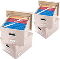 PRANDOM File Organizer Box (Set of 4)
