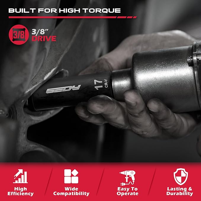 3/8" Drive Impact Socket Set (49-Piece)