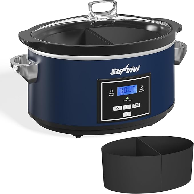 Sunvivi 6 Quart Programmable Slow Cooker